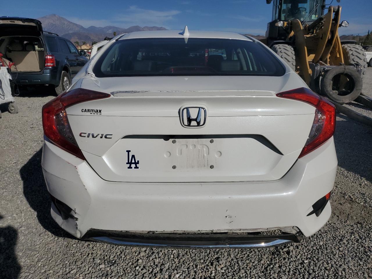 2019 Honda Civic VIN 19XFC1F73KE209075 Copart auction photo, side / rear end damage thumbnail 6
