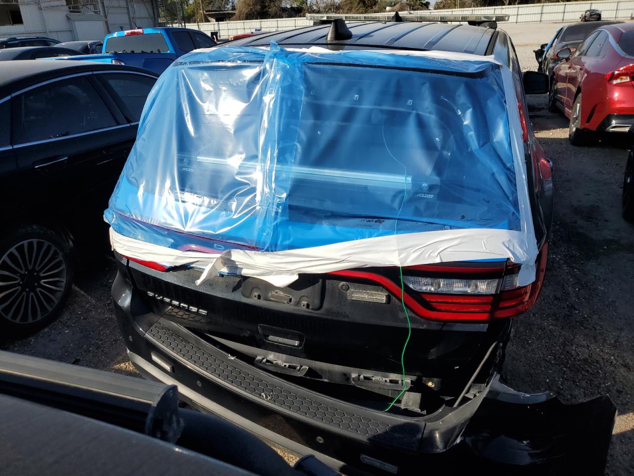 2021 Dodge Durango VIN 1C4SDHFT8MC639809 Copart auction photo, all over damage thumbnail 6
