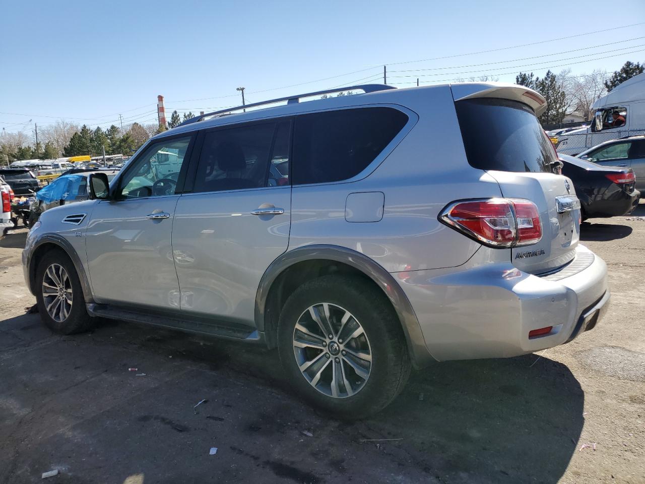 2019 Nissan Armada VIN JN8AY2NCXKX511340 Copart auction photo, front end damage thumbnail 2