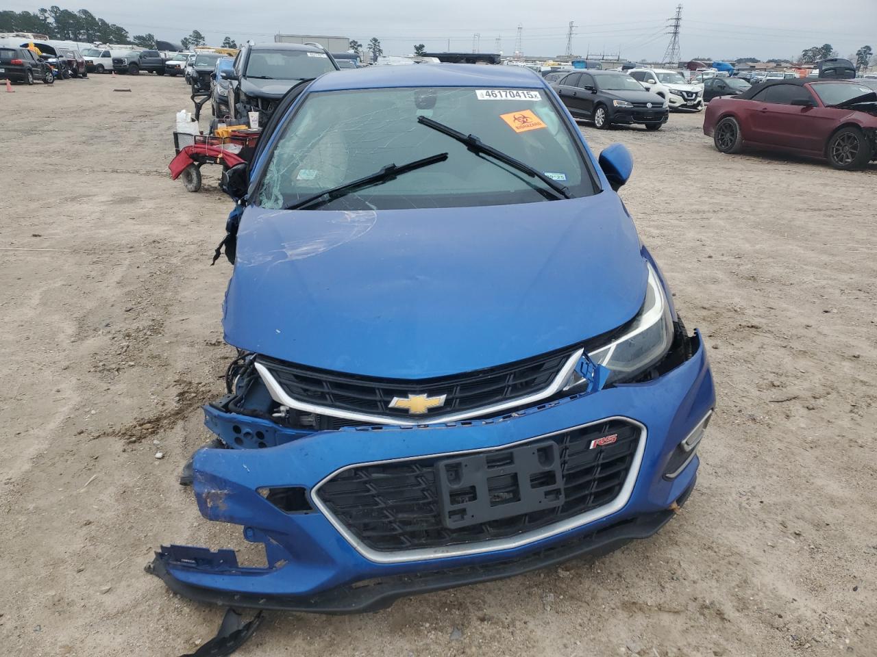2016 Chevrolet Cruze VIN 1G1BE5SMXG7327846 Copart auction photo, front end / side damage thumbnail 5