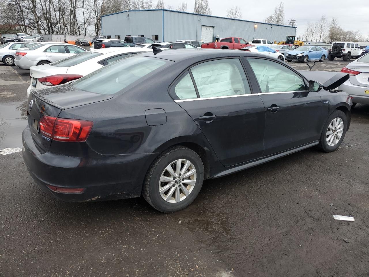 2014 Volkswagen Jetta VIN 3VW637AJ4EM210197 Copart auction photo, front end damage thumbnail 3