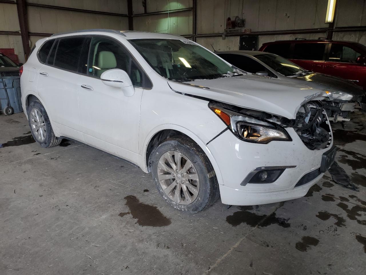 2017 Buick Envision VIN LRBFXBSA0HD079065 Copart auction photo, front end / undercarriage damage thumbnail 4