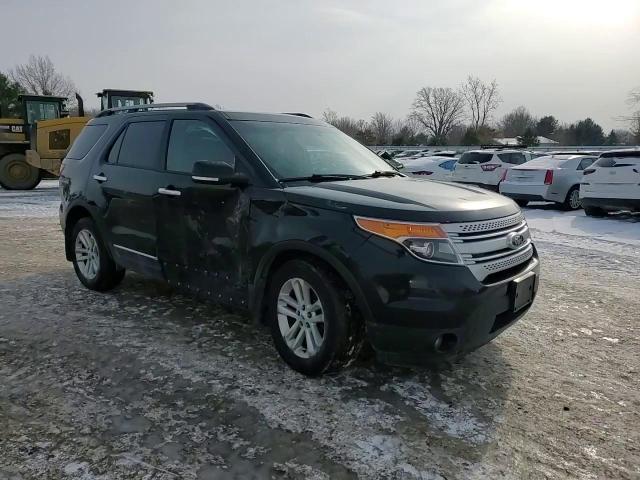 2014 Ford Explorer VIN 1FM5K8D82EGA74318 Copart auction photo, side / front end damage thumbnail 12