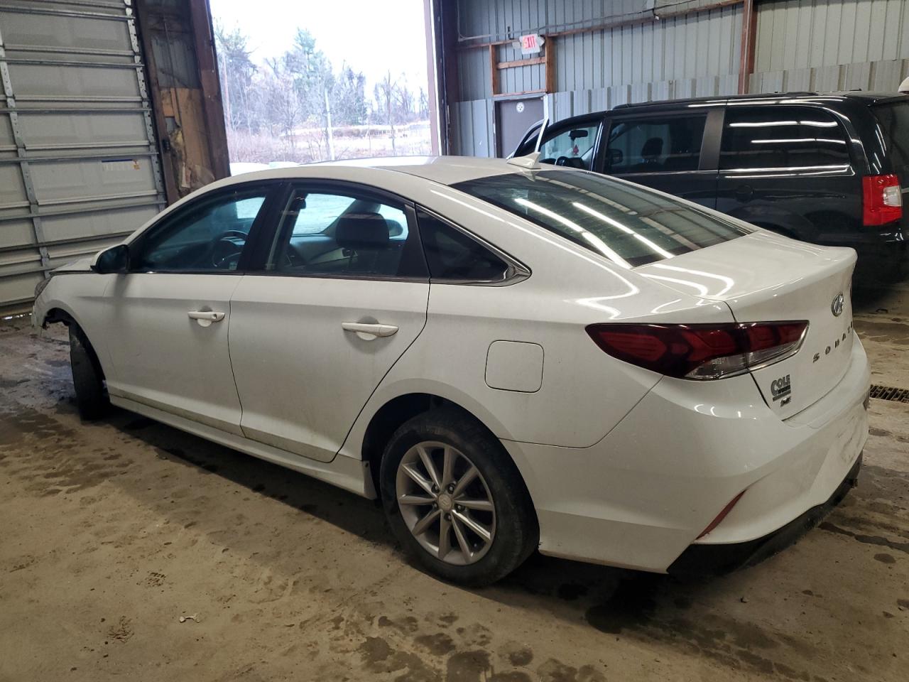 2019 Hyundai Sonata VIN 5NPE24AF8KH777932 Copart auction photo, front end / undercarriage damage thumbnail 2