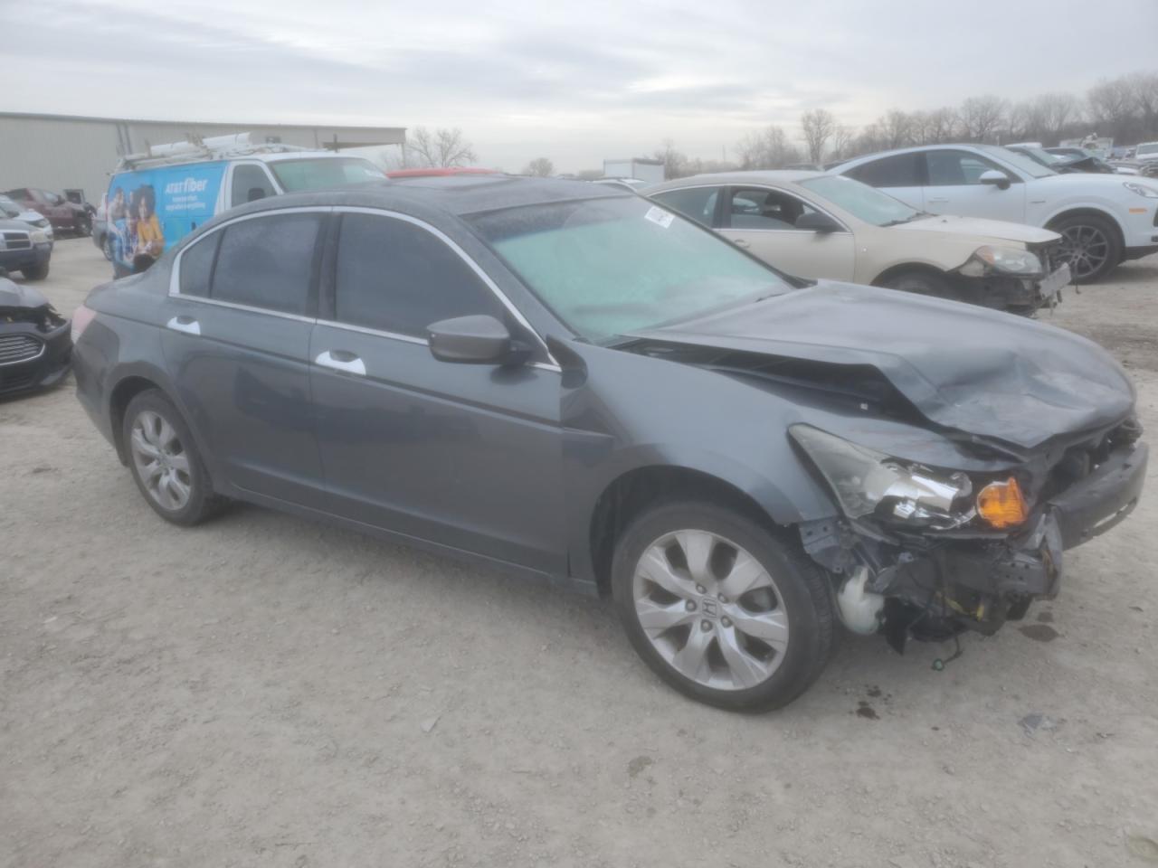 2010 Honda Accord VIN 1HGCP3F80AA010239 Copart auction photo, front end damage thumbnail 4