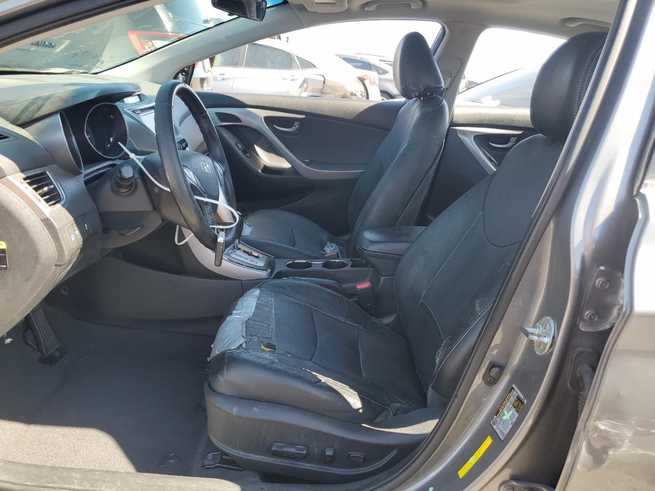 2013 Hyundai Elantra VIN 5NPDH4AE1DH368384 Copart auction photo, front end / side damage thumbnail 7
