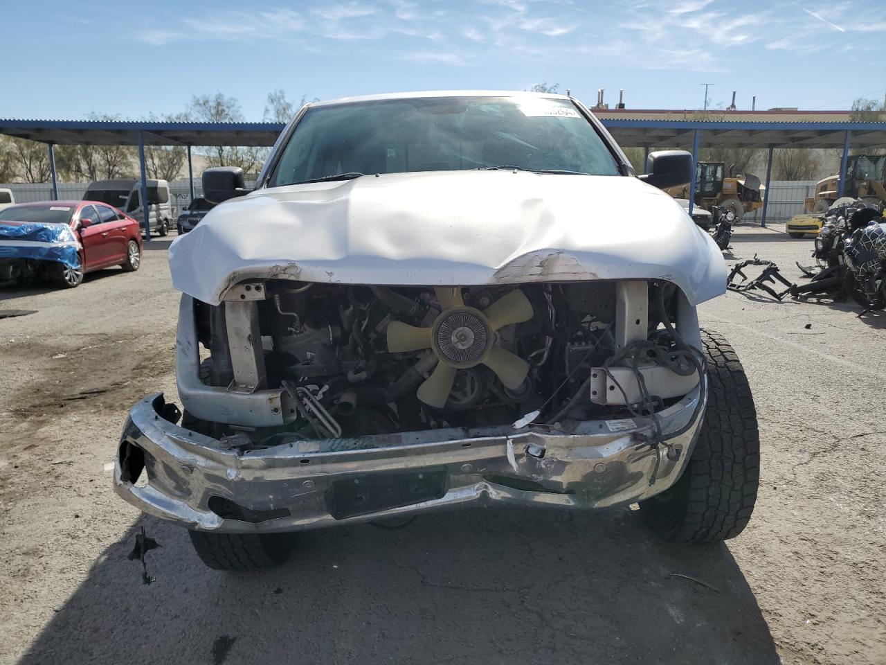 2014 RAM 1500 VIN 1C6RR7GT8ES138829 Copart auction photo, front end damage thumbnail 5