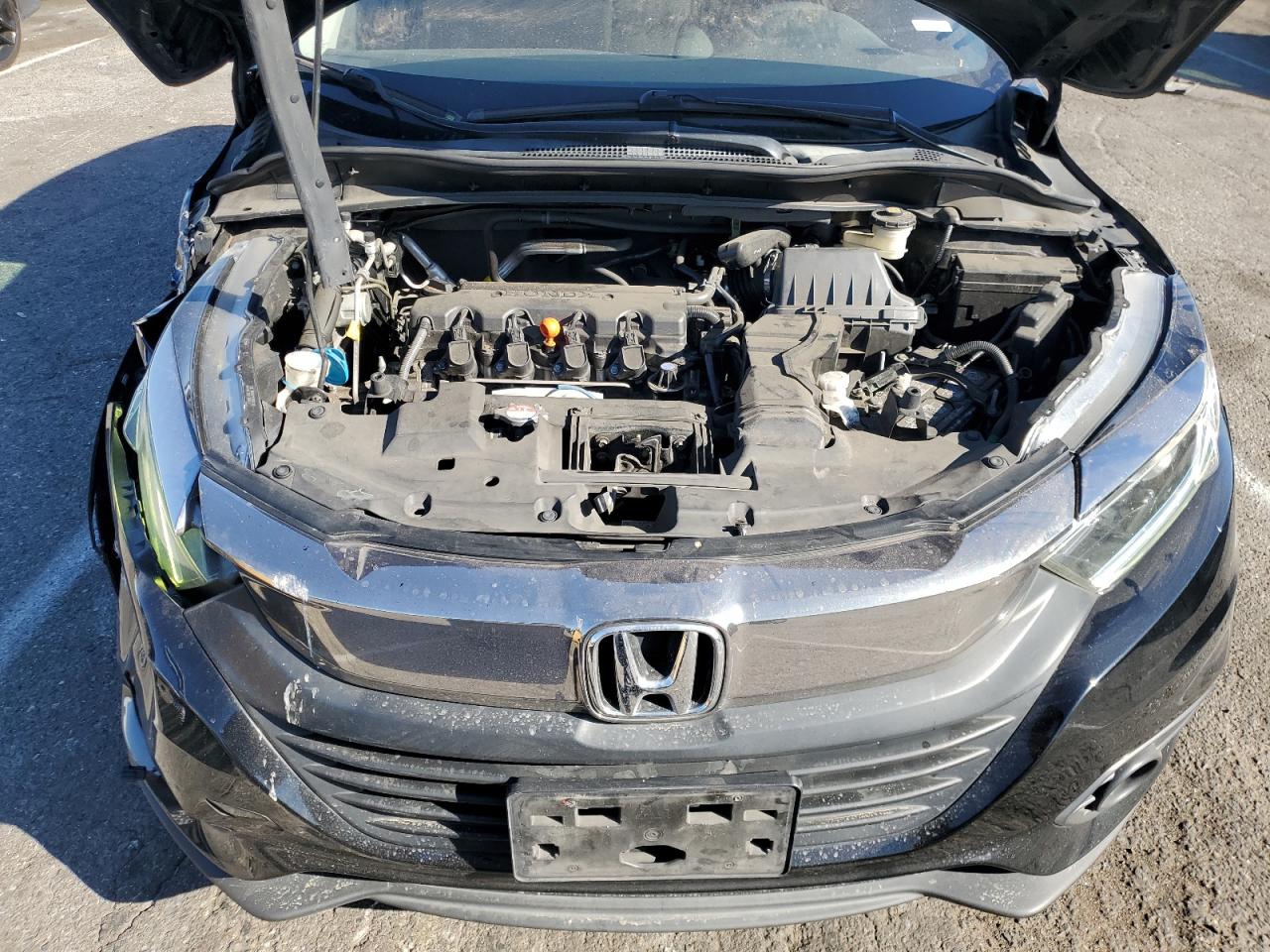 2019 Honda HR-V VIN 3CZRU5H50KM726394 Copart auction photo, front end / undercarriage damage thumbnail 12
