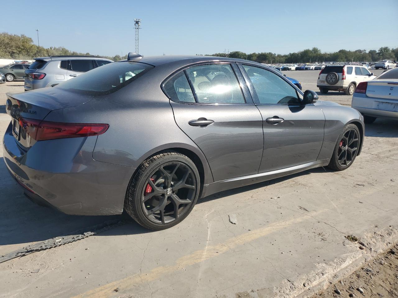 2020 Alfa Romeo Giulia VIN ZARFAMANXL7638072 Copart auction photo, hail / minor dent/scratches damage thumbnail 3