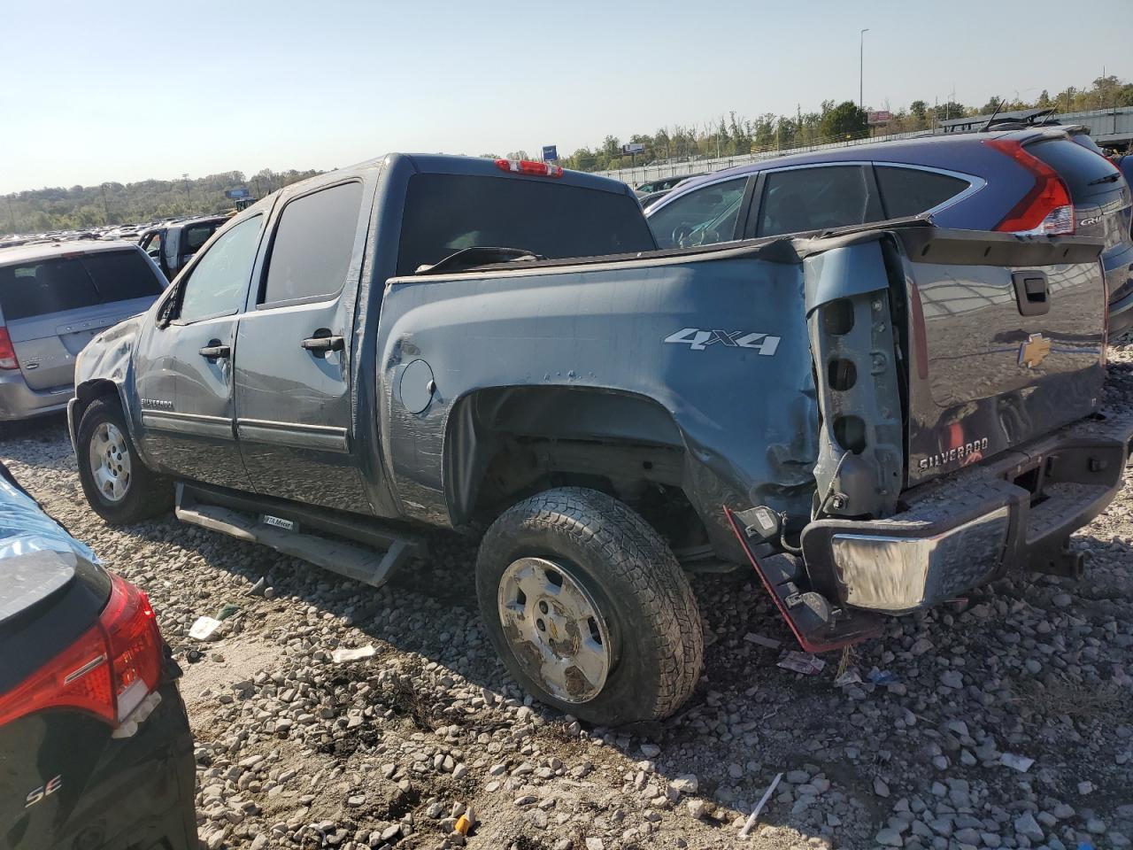 2013 Chevrolet Silverado VIN 3GCPKSE76DG268627 Copart auction photo, rollover damage thumbnail 2