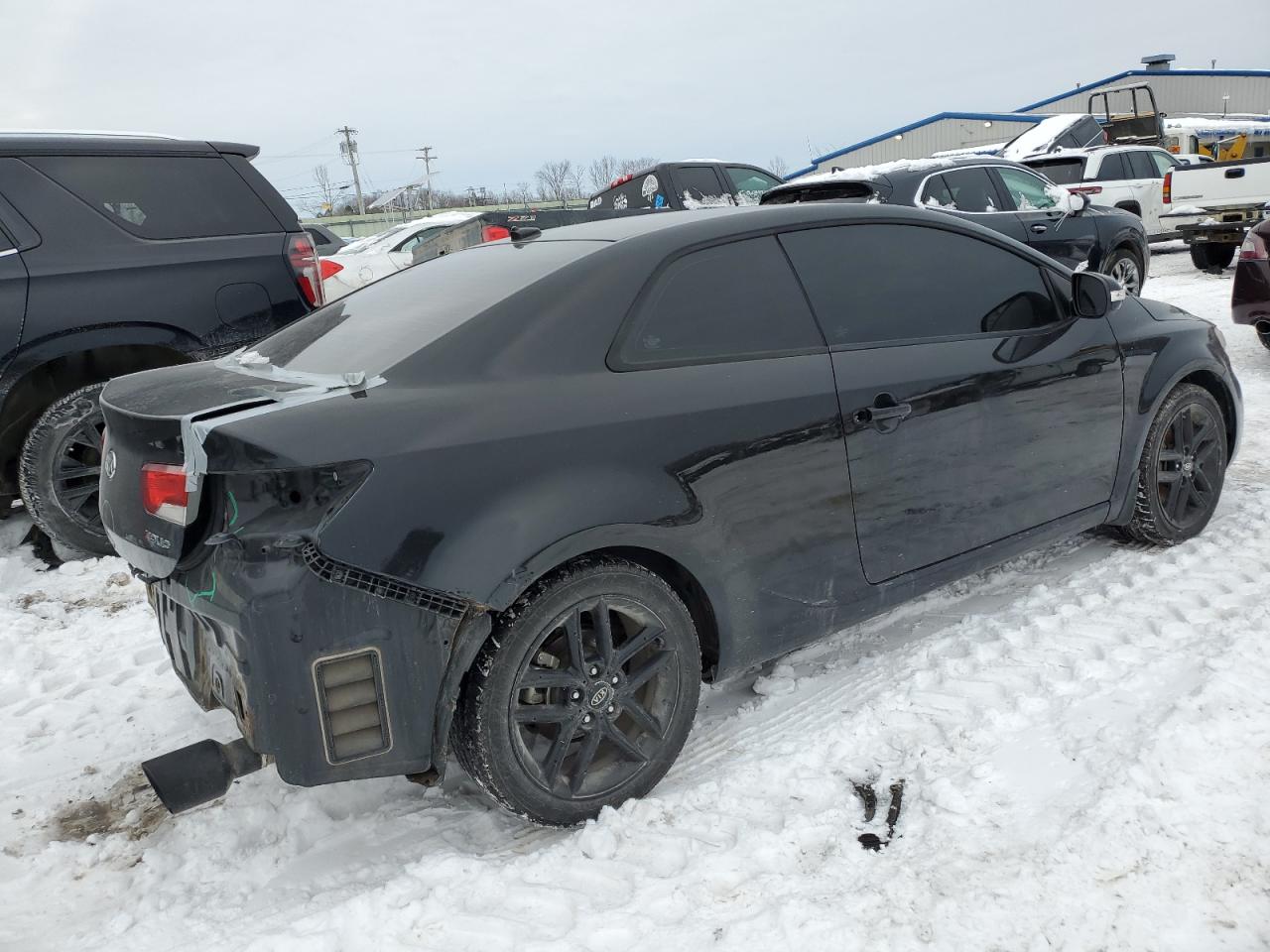 2010 KIA Forte VIN KNAFW6A38A5138326 Copart auction photo, rear end damage thumbnail 3
