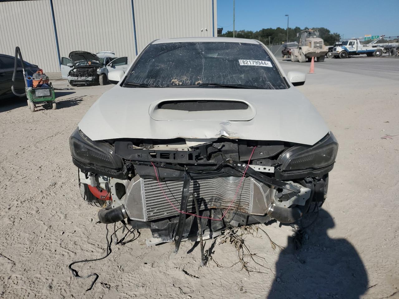2017 Subaru WRX VIN JF1VA1J68H9814275 Copart auction photo, front end / rear end damage thumbnail 5