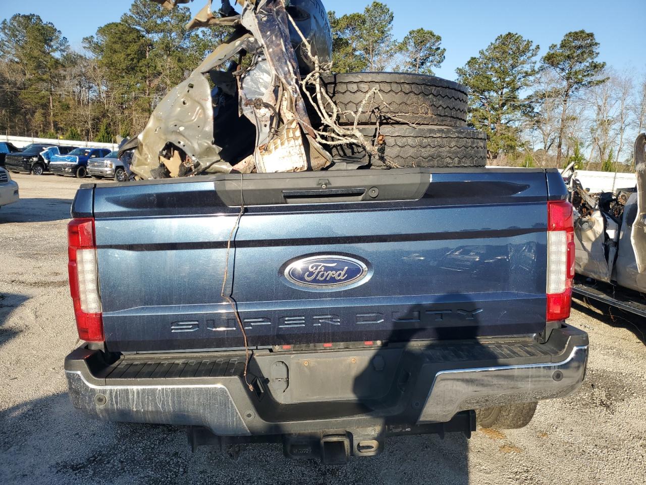 2017 Ford F450 VIN 1FT8W4DT3HEC73199 Copart auction photo, front end / all over damage thumbnail 6