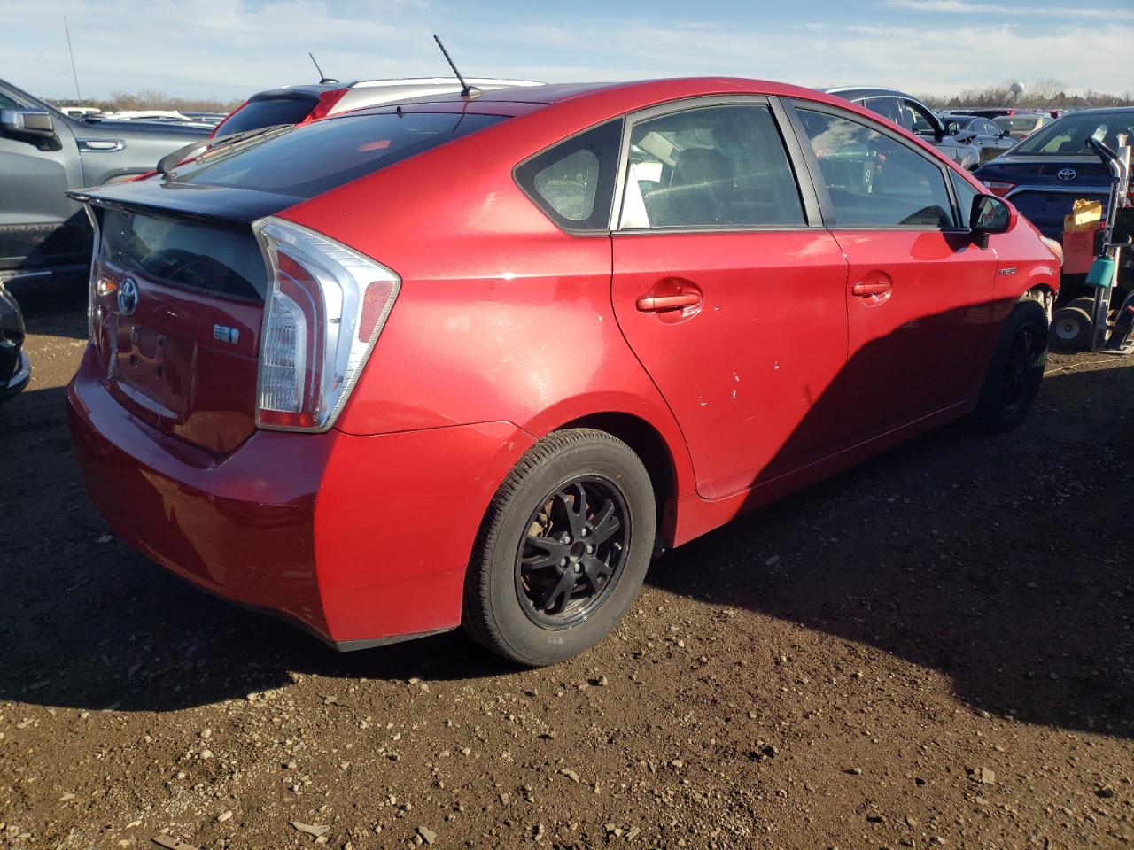 2013 Toyota Prius VIN JTDKN3DU8D5602288 Copart auction photo, front end / minor dent/scratches damage thumbnail 3