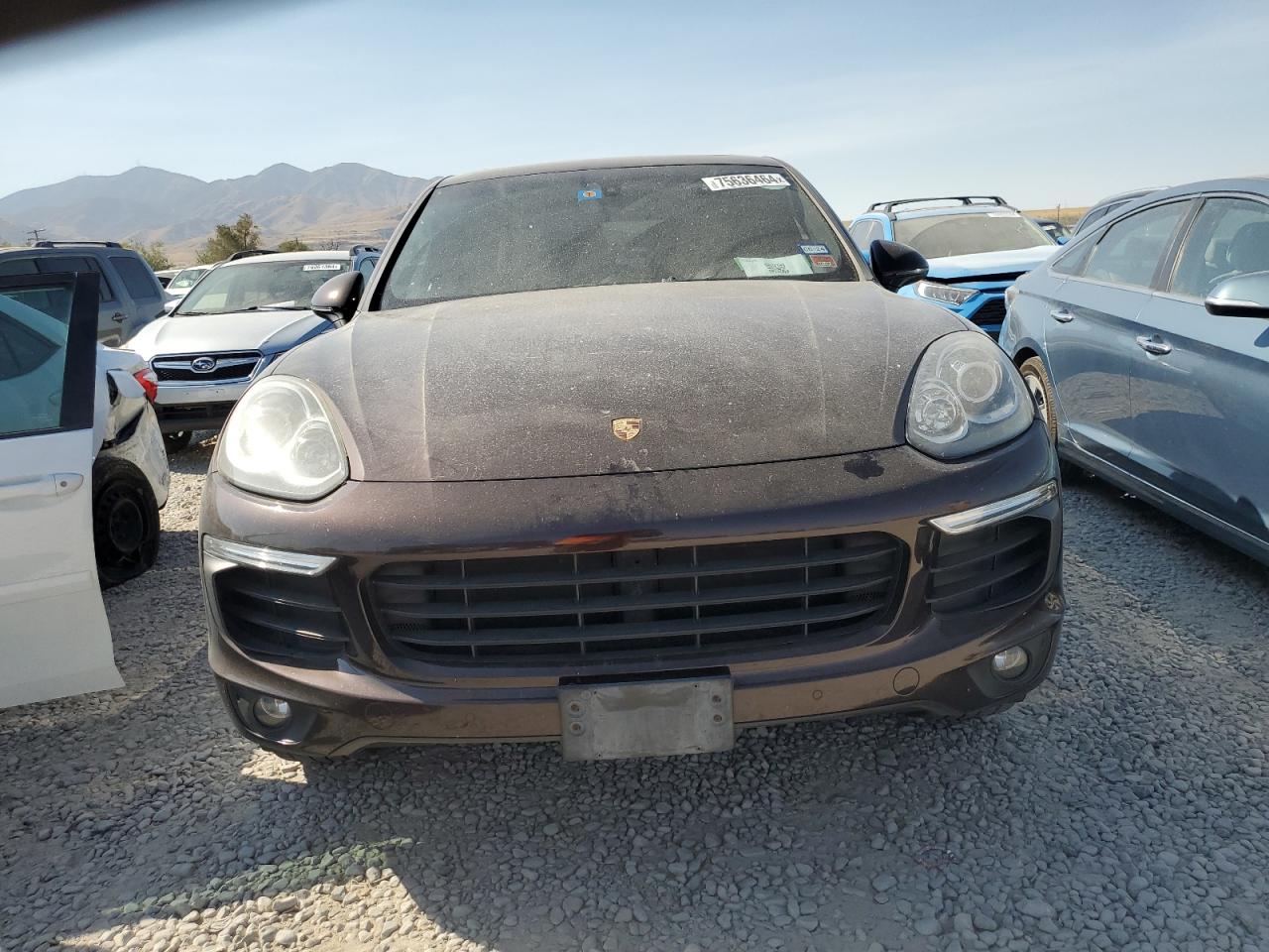 2016 Porsche Cayenne VIN WP1AA2A25GKA09464 Copart auction photo, rear end damage thumbnail 5