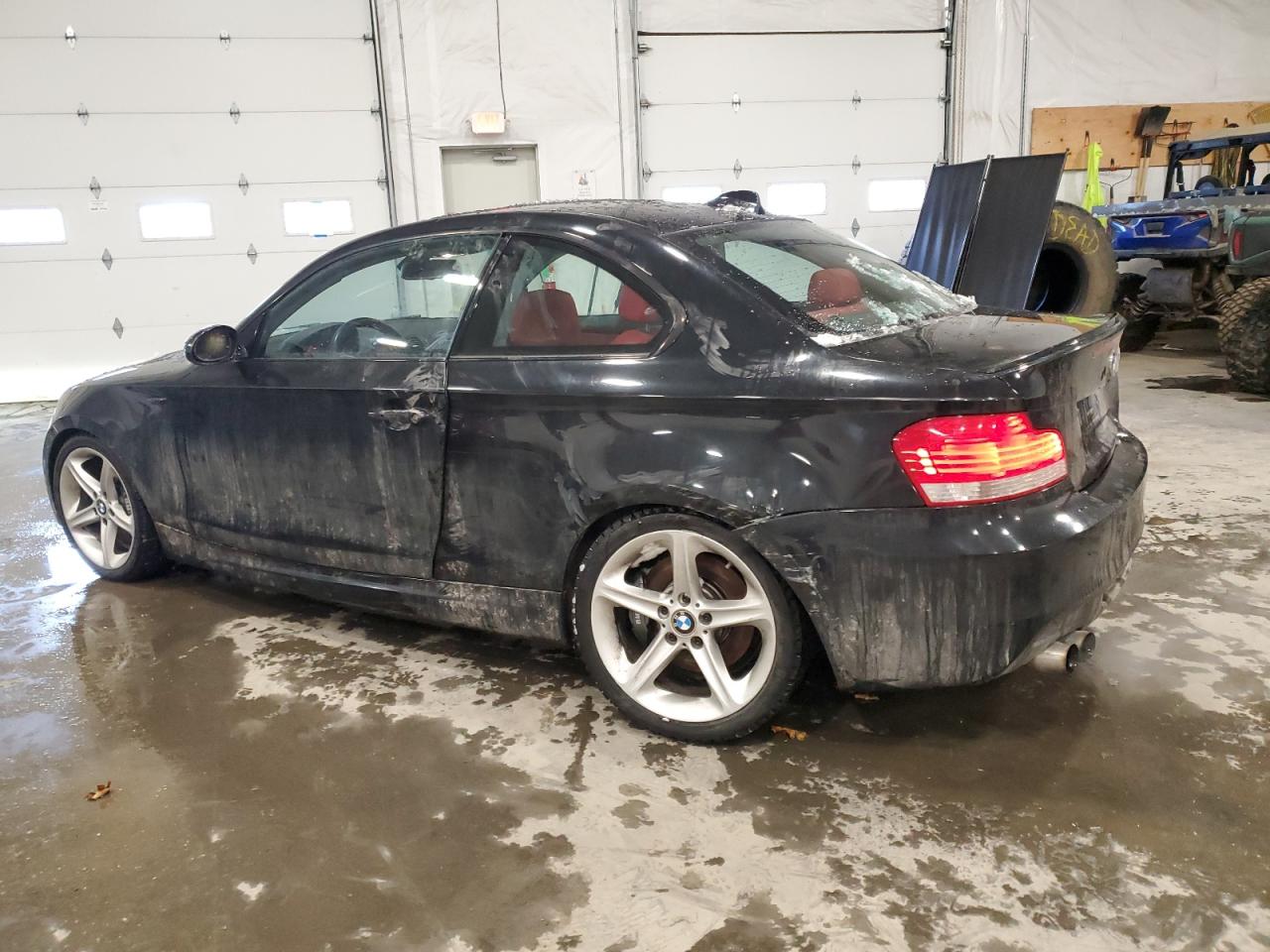 2008 BMW 1er VIN WBAUC73588VF24553 Copart auction photo, all over / undercarriage damage thumbnail 2
