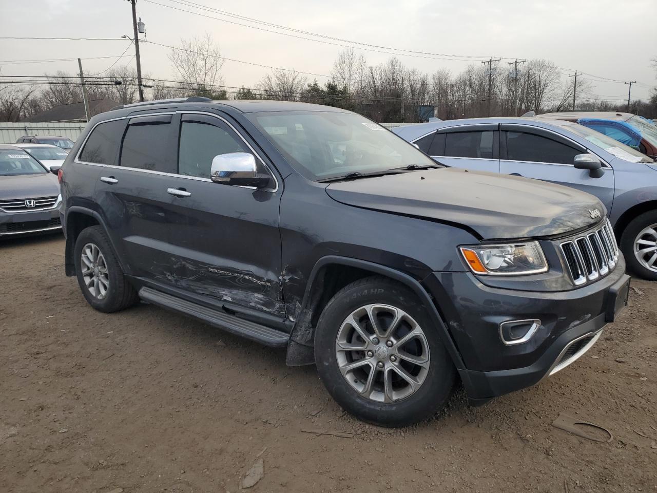 2014 Jeep Grand Cherokee VIN 1C4RJFBG7EC220372 Copart auction photo, all over / undercarriage damage thumbnail 4