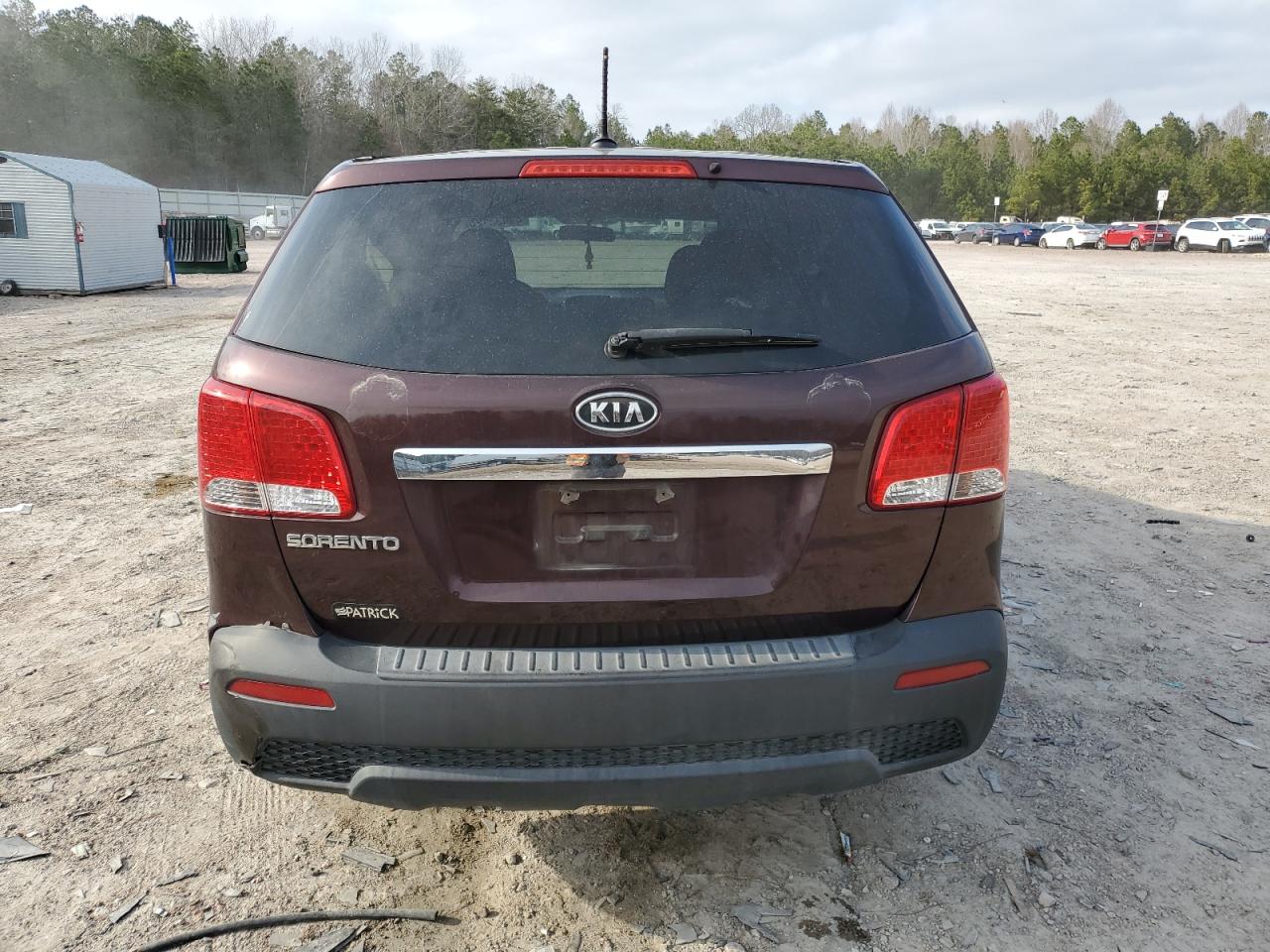2012 KIA Sorento VIN 5XYKT4A18CG223870 Copart auction photo, side / rear end damage thumbnail 6