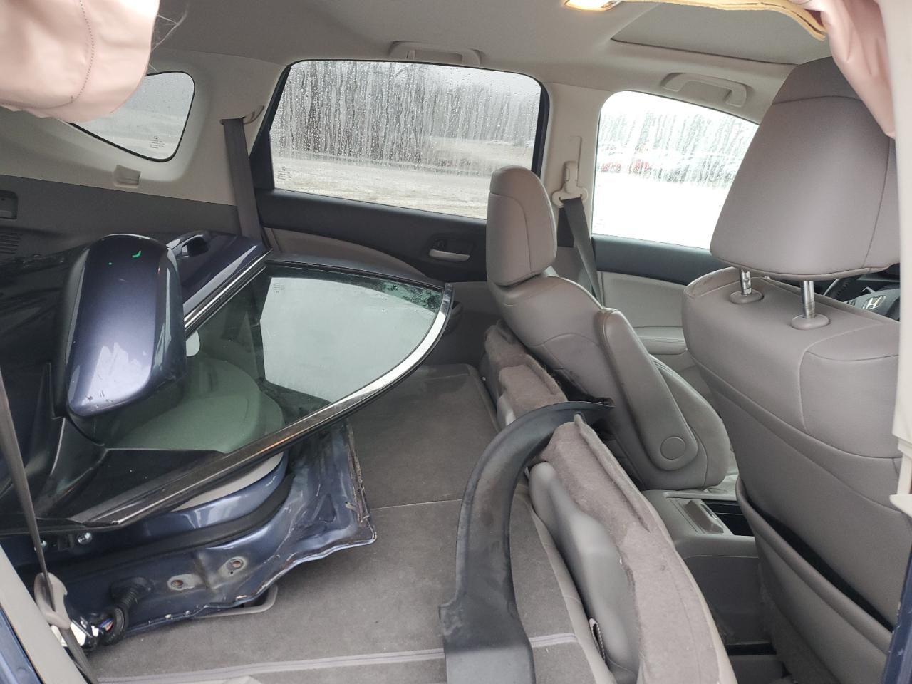 2013 Honda CR-V VIN 2HKRM3H76DH502387 Copart auction photo, side damage thumbnail 11
