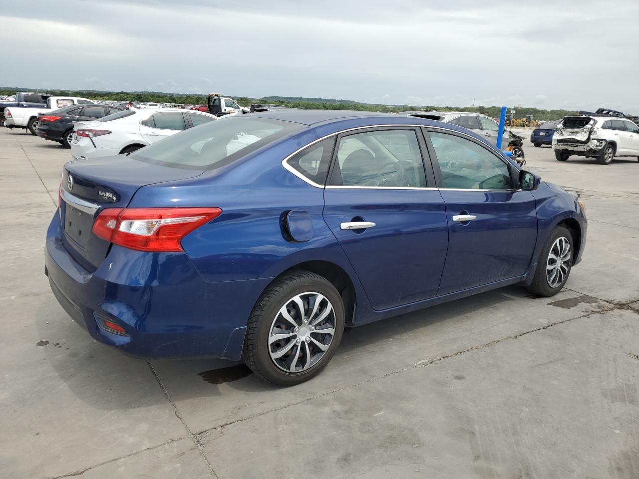 2019 Nissan Sentra VIN 3N1AB7AP5KY216649 Copart auction photo, all over damage thumbnail 3