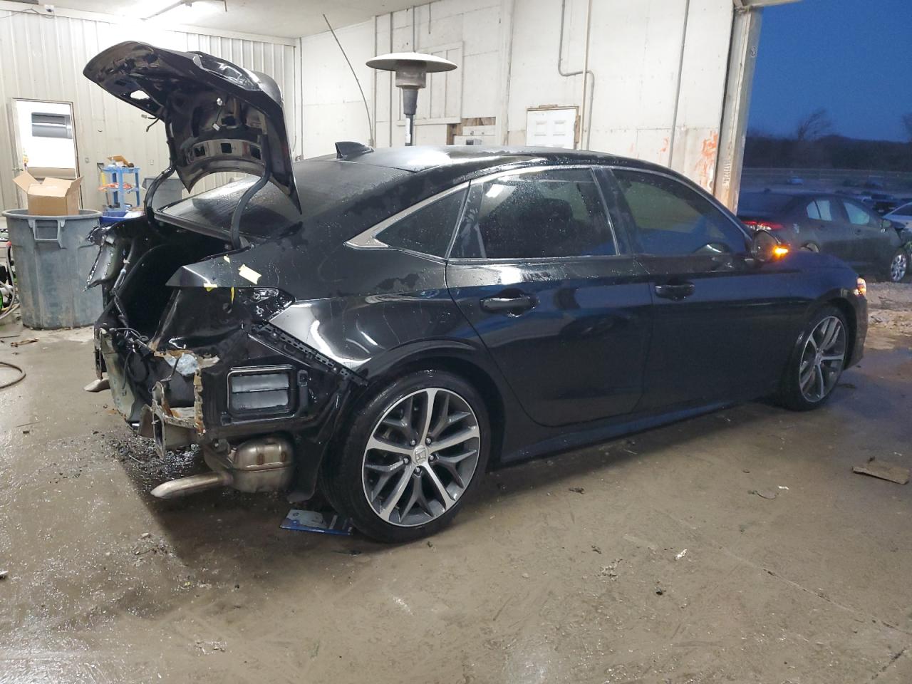 2022 Honda Civic VIN 2HGFE1F96NH317163 Copart auction photo, rear end damage thumbnail 3