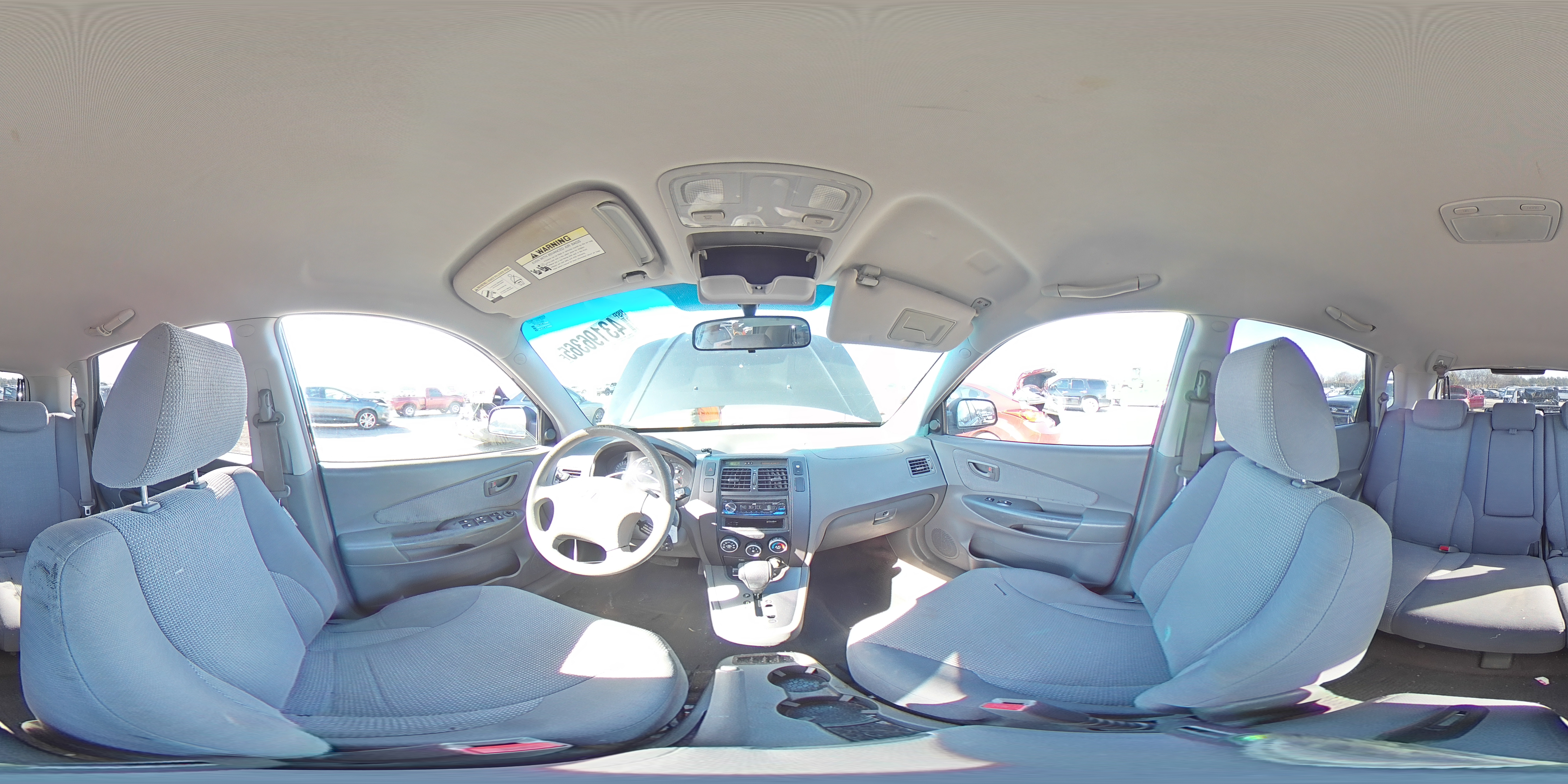 2007 Hyundai Tucson VIN KM8JM12B07U534434 Copart auction photo, all over damage thumbnail 13