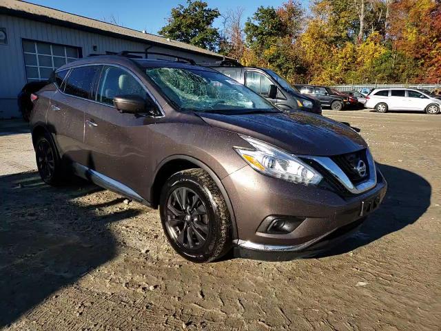 2017 Nissan Murano VIN 5N1AZ2MH3HN198816 Copart auction photo, front end / top/roof damage thumbnail 14