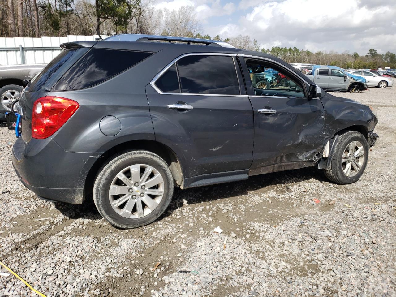 2010 Chevrolet Equinox VIN 2CNALPEW1A6352414 Copart auction photo, side / front end damage thumbnail 3