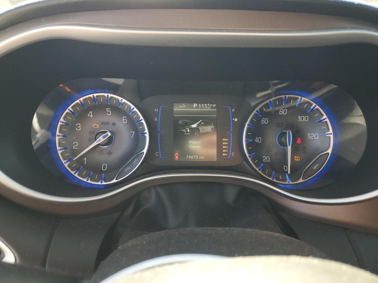2018 Chrysler Pacifica VIN 2C4RC1CG8JR214352 Copart auction photo, front end damage thumbnail 9