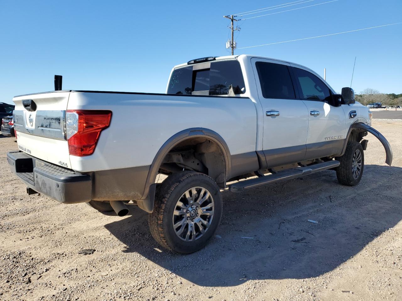 2016 Nissan Titan VIN 1N6BA1F44GN505619 Copart auction photo, front end damage thumbnail 3
