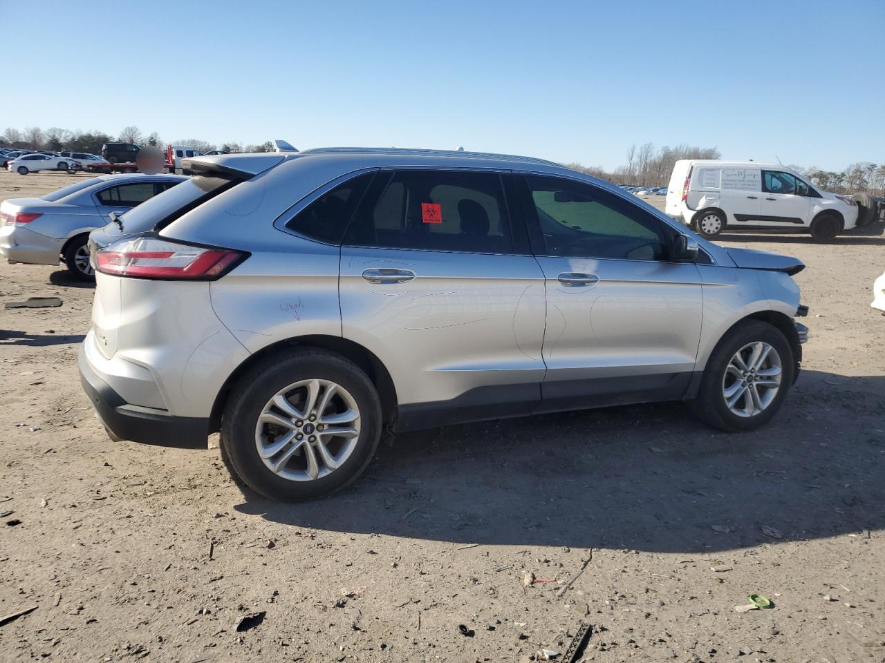 2019 Ford Edge VIN 2FMPK3J93KBB21514 Copart auction photo, front end / minor dent/scratches damage thumbnail 3