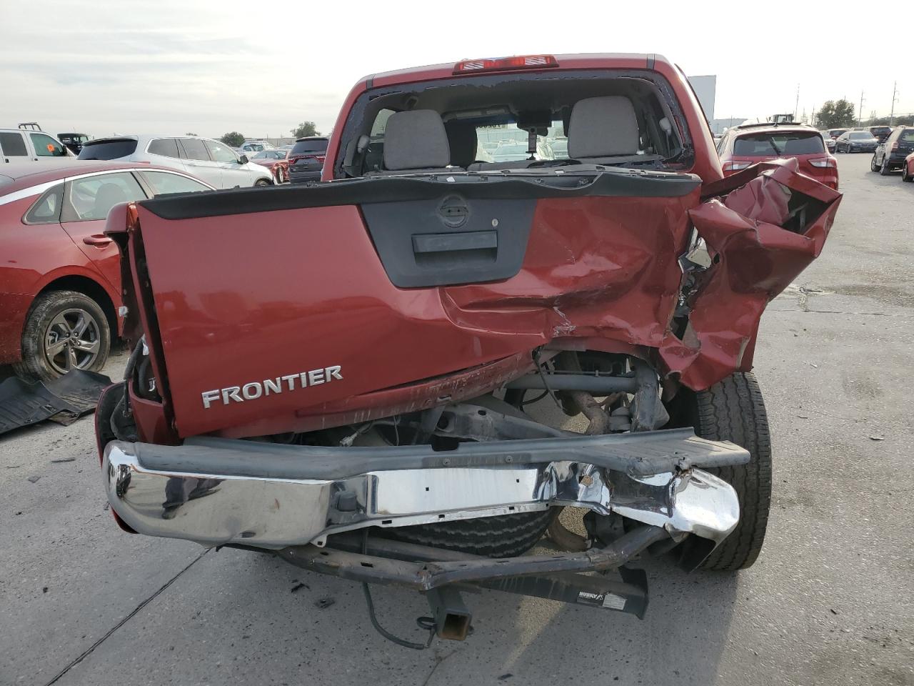 2015 Nissan Navara (Frontier) VIN 1N6AD0ER2FN734082 Copart auction photo, rear end / front end damage thumbnail 6