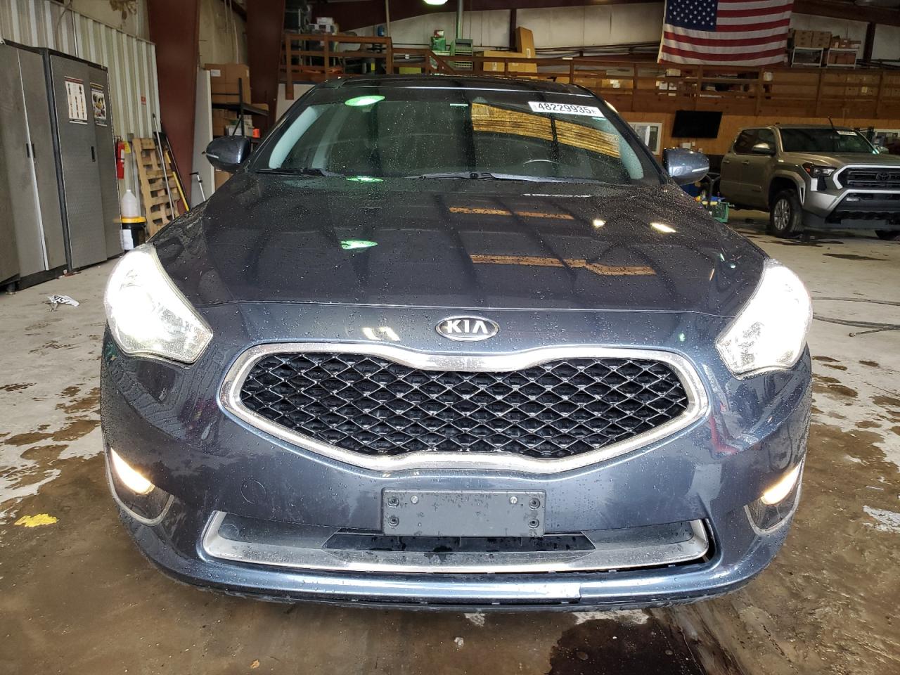 2014 KIA Cadenza VIN KNALN4D79E5124935 Copart auction photo, side damage thumbnail 5