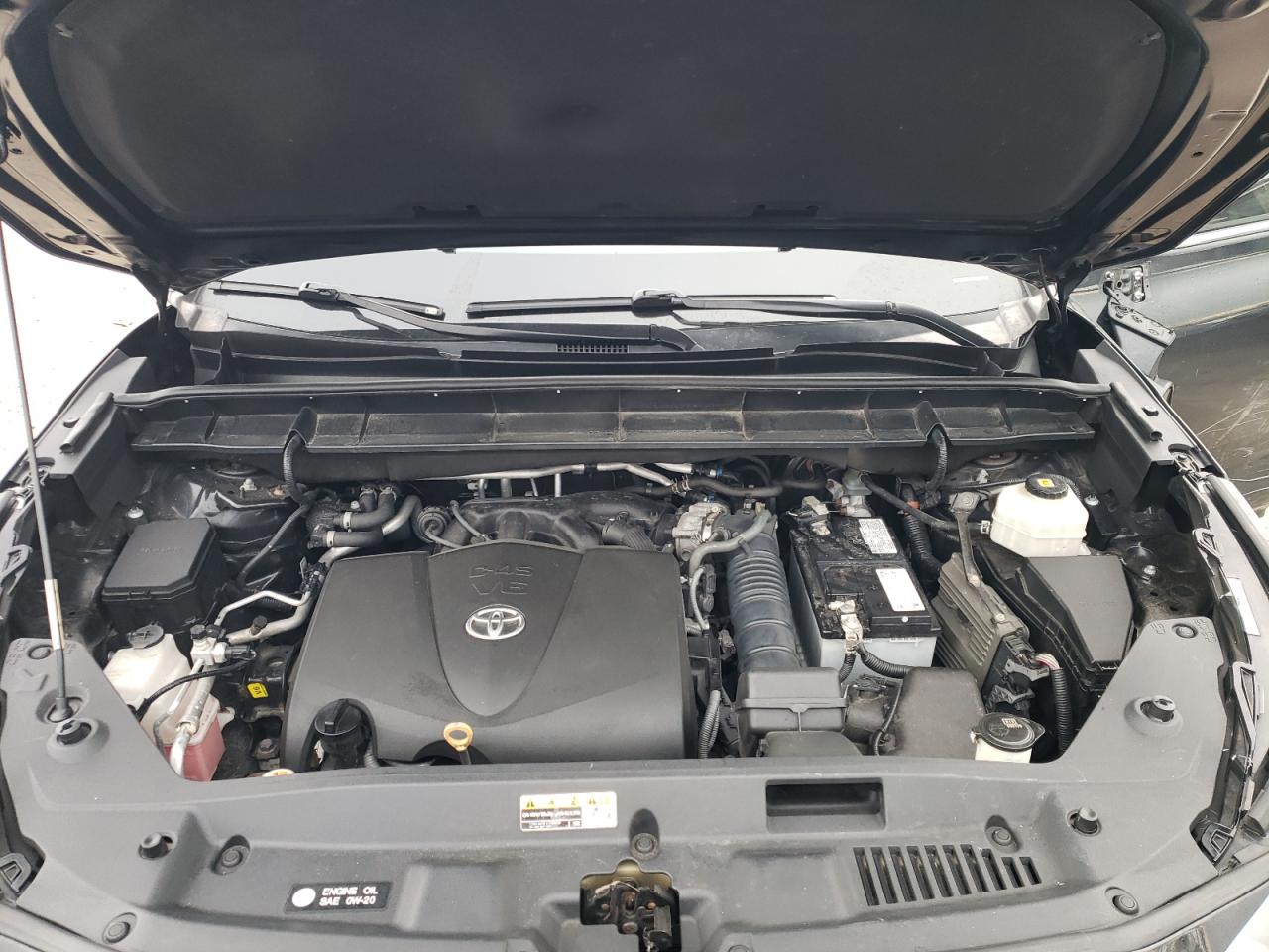 2020 Toyota Highlander VIN 5TDHZRBH1LS036538 Copart auction photo, side / front end damage thumbnail 12
