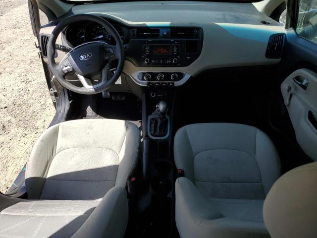 2013 KIA Rio VIN KNADM4A30D6310266 Copart auction photo, side damage thumbnail 8