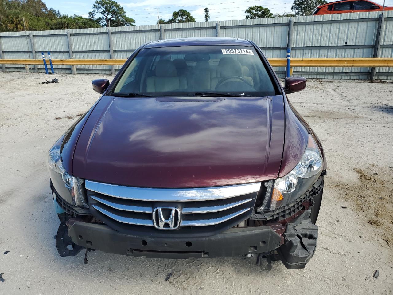 2011 Honda Accord VIN 1HGCP3F80BA020707 Copart auction photo, front end damage thumbnail 5