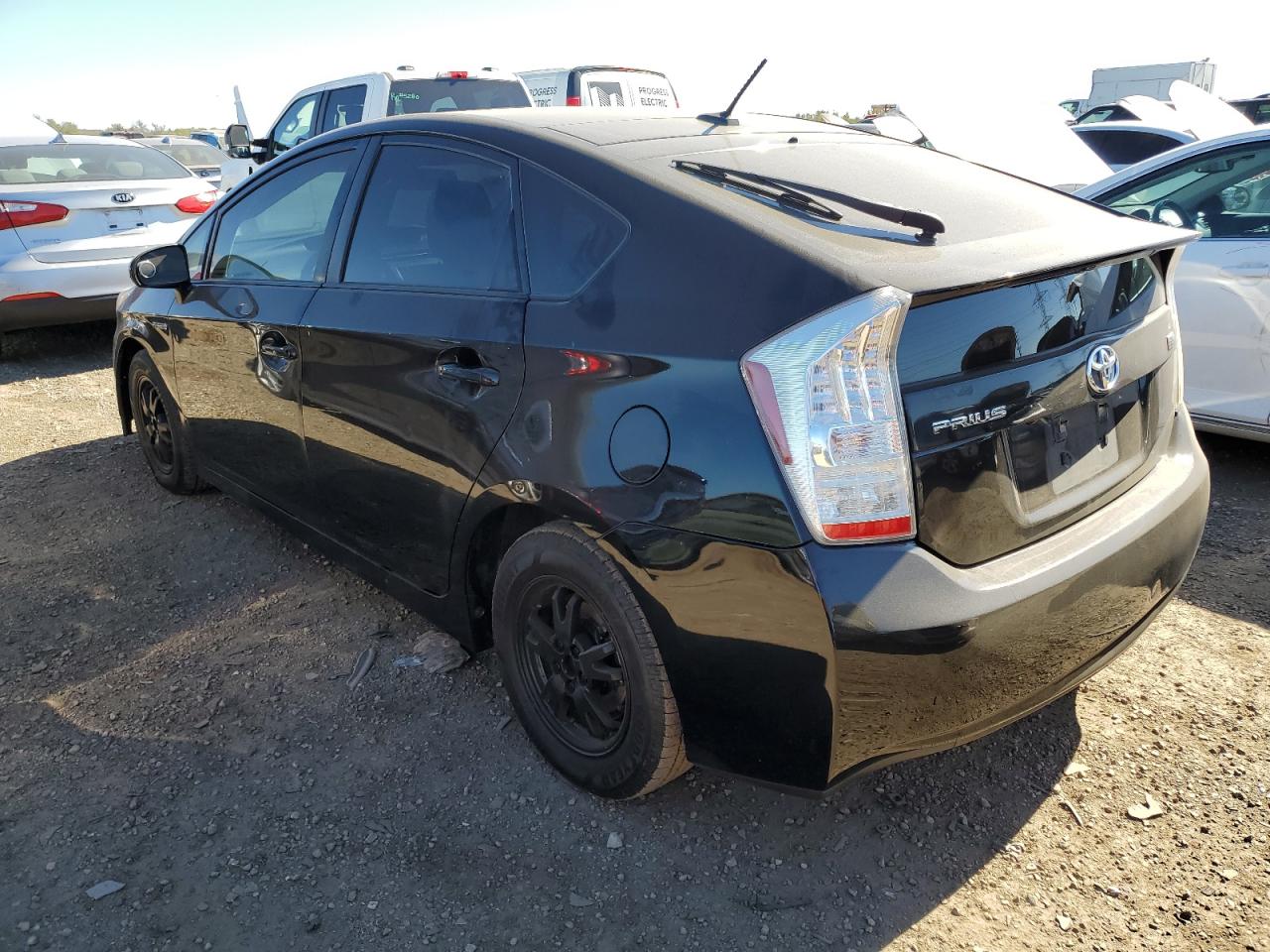 2010 Toyota Prius VIN JTDKN3DUXA0027376 Copart auction photo, side damage thumbnail 2