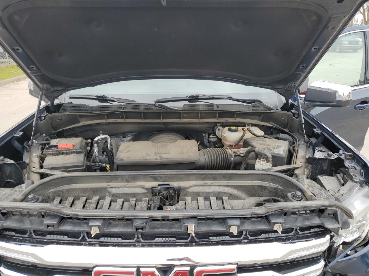 2021 GMC Sierra VIN 1GTU9BED5MZ385328 Copart auction photo, front end damage thumbnail 12