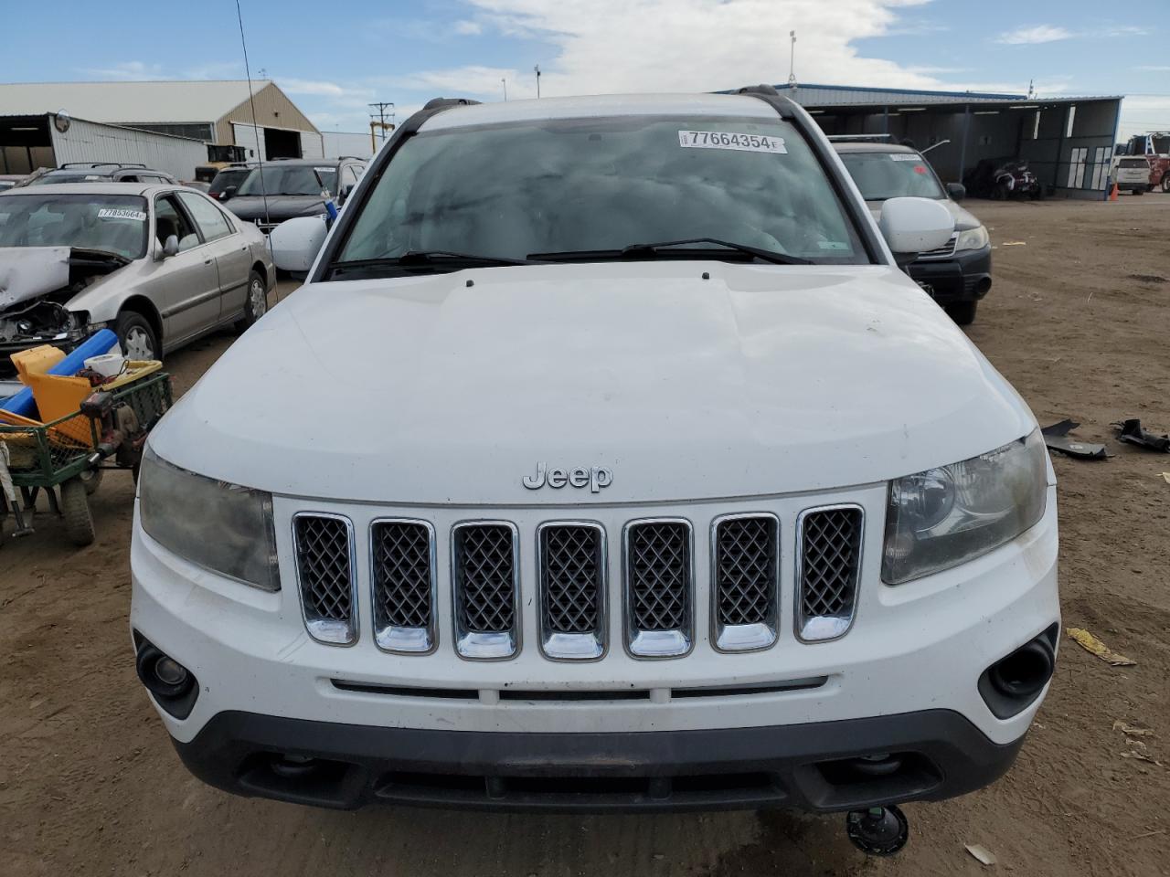2014 Jeep Compass VIN 1C4NJDEB5ED644789 Copart auction photo, undercarriage / side damage thumbnail 5