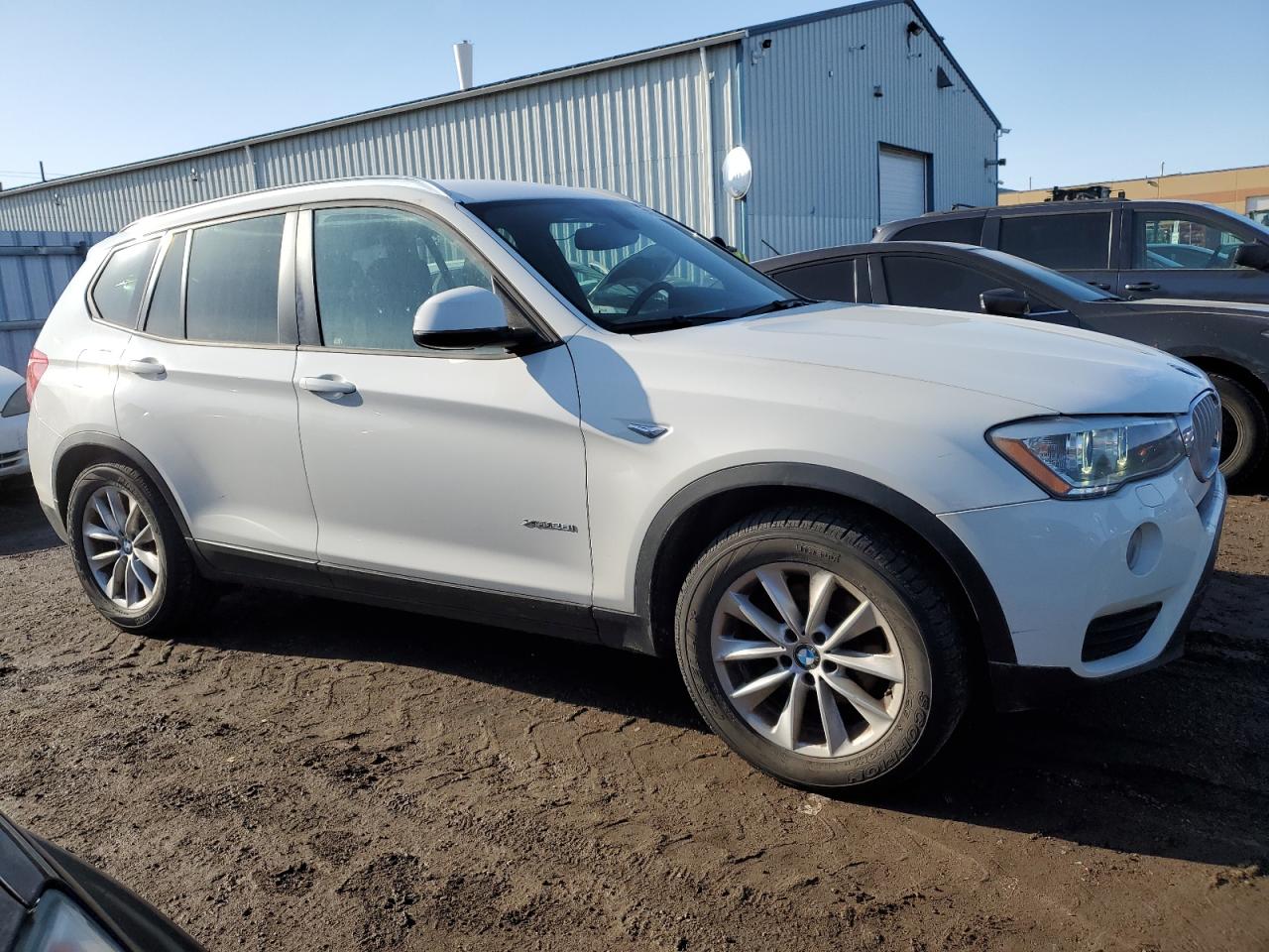 2015 BMW X3 VIN 5UXWX9C55F0D52356 Copart auction photo, side / rear end damage thumbnail 4