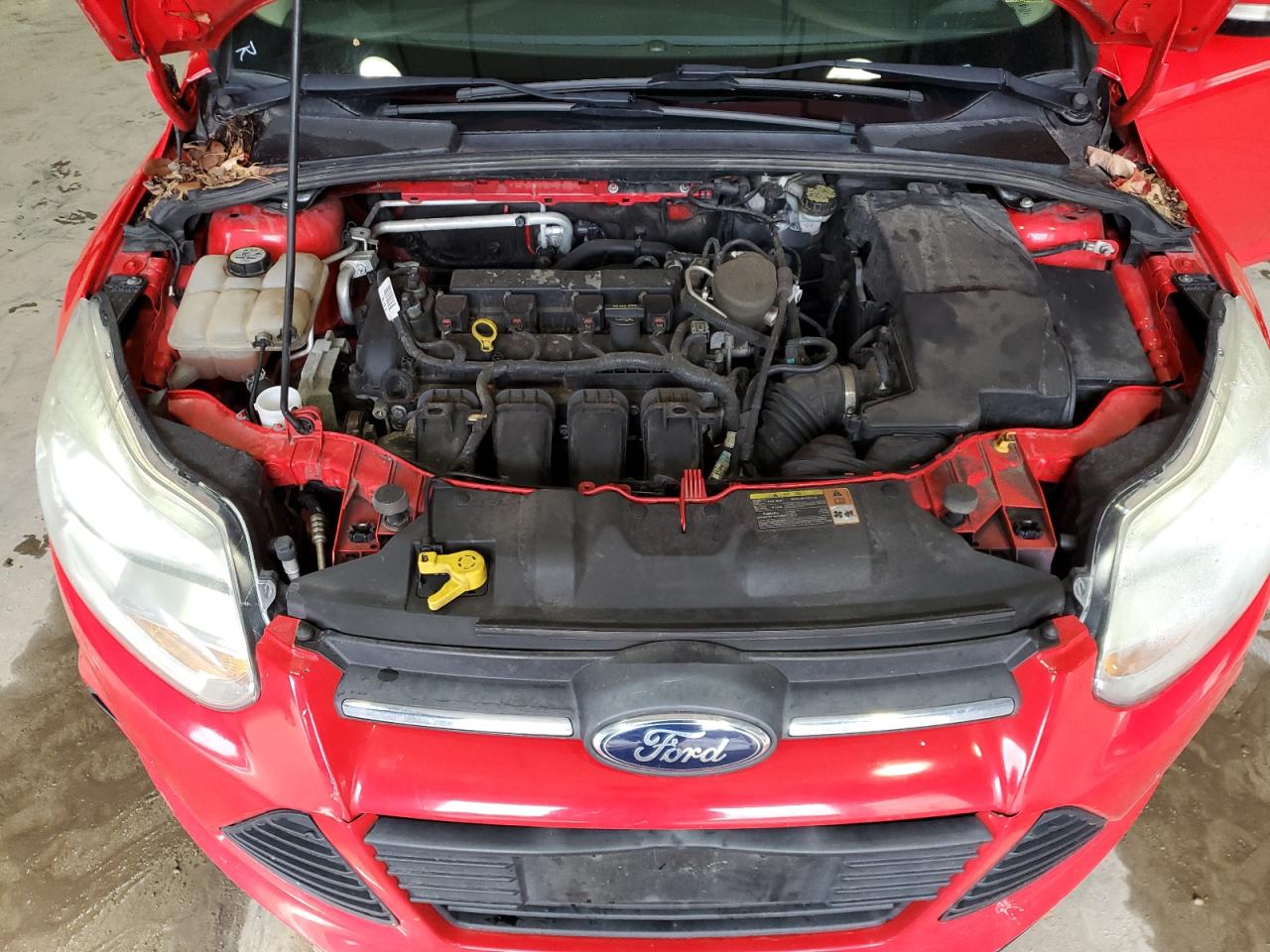 2013 Ford Focus VIN 1FADP3F20DL283310 Copart auction photo, side / front end damage thumbnail 12
