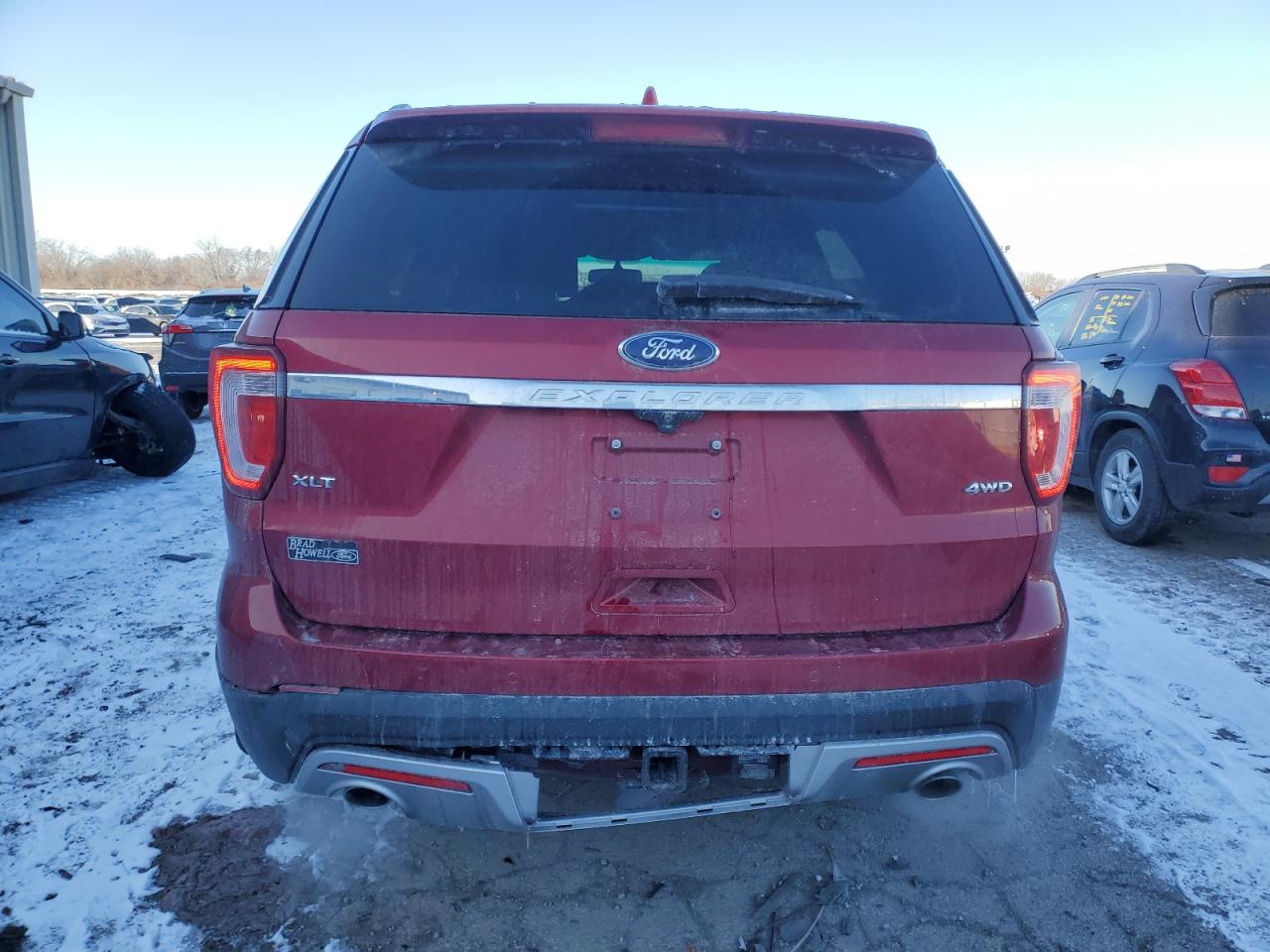 2017 Ford Explorer VIN 1FM5K8D87HGA09744 Copart auction photo, front end damage thumbnail 6