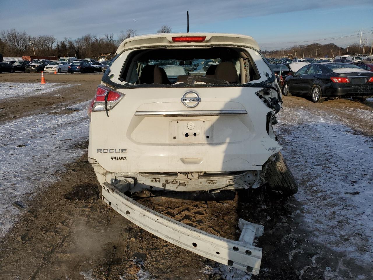2016 Nissan Rogue VIN KNMAT2MV3GP729169 Copart auction photo, all over / undercarriage damage thumbnail 6
