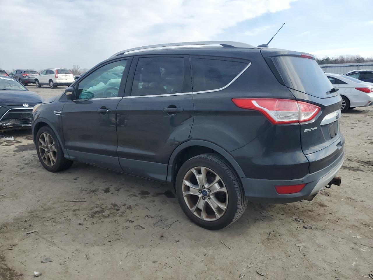 2014 Ford Escape VIN 1FMCU9J9XEUB04249 Copart auction photo, burn - engine / front end damage thumbnail 2