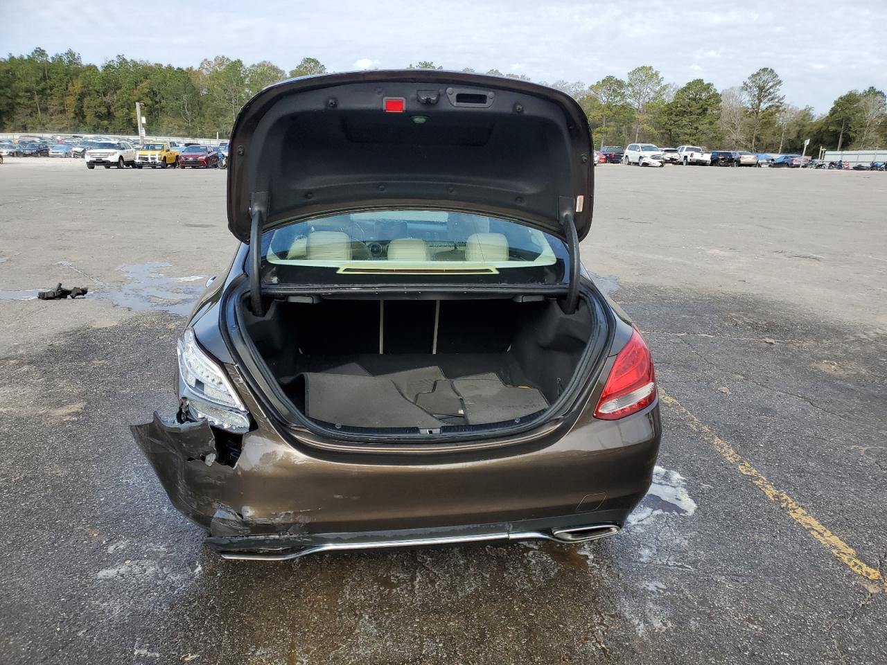 2016 Mercedes-Benz C-klasse VIN 55SWF4JB5GU177377 Copart auction photo, rear end damage thumbnail 6
