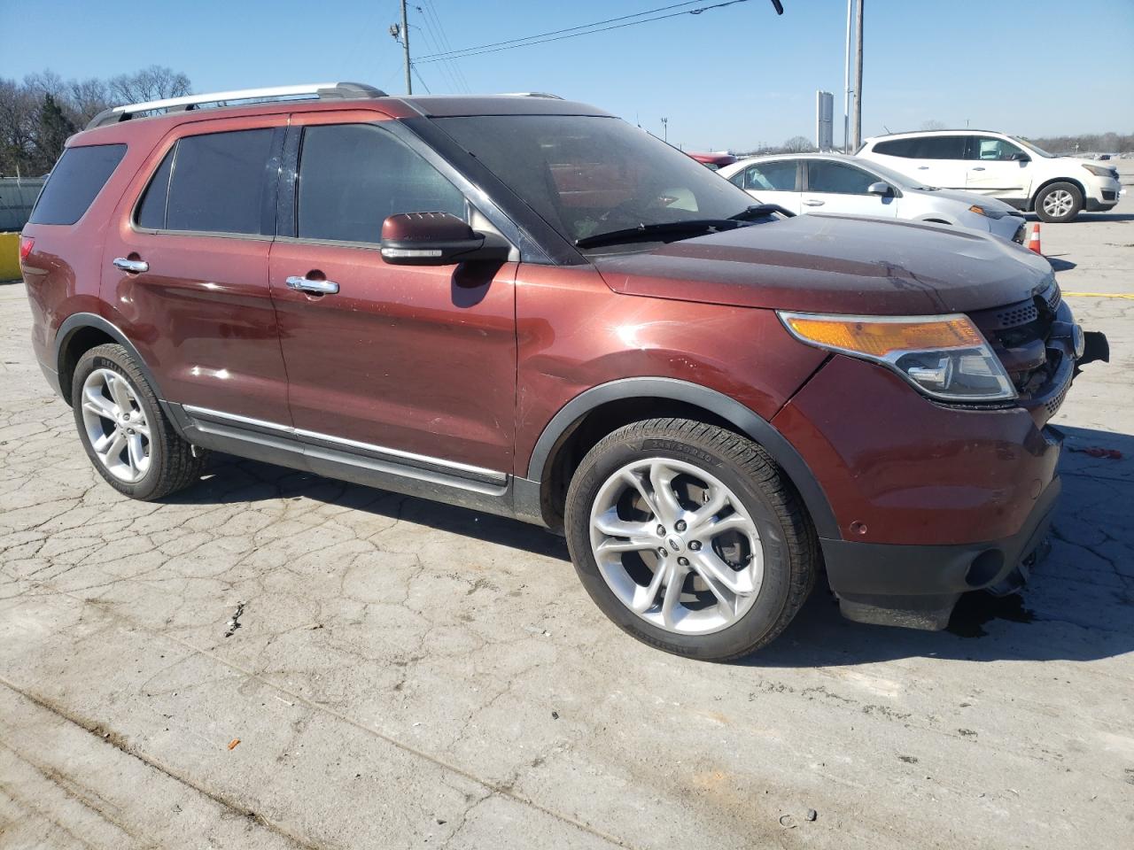 2015 Ford Explorer VIN 1FM5K7F97FGB70589 Copart auction photo, front end damage thumbnail 4