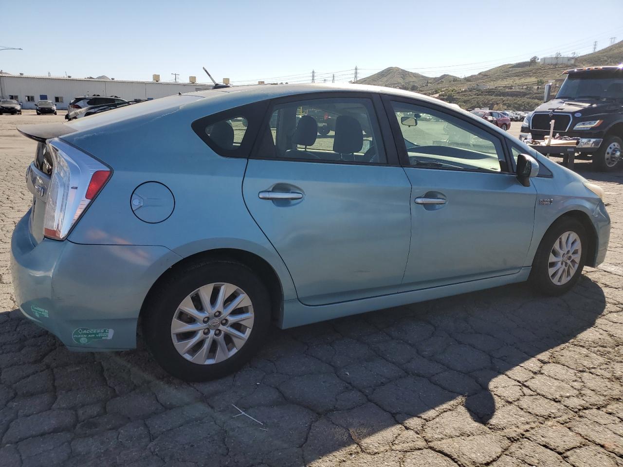 2012 Toyota Prius VIN JTDKN3DP7C3011809 Copart auction photo, minor dent/scratches damage thumbnail 3