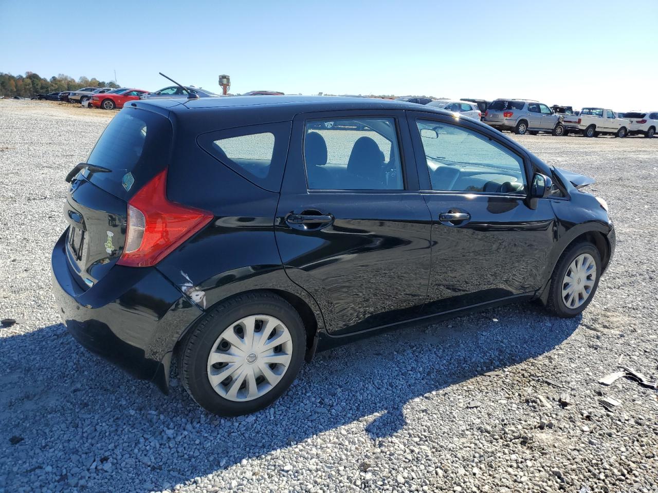 2014 Nissan Versa VIN 3N1CE2CP5EL385264 Copart auction photo, front end / rear end damage thumbnail 3