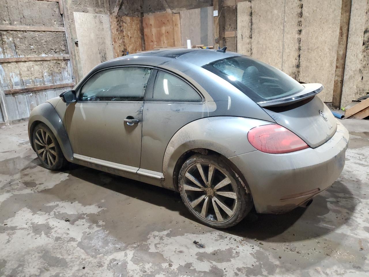 2013 Volkswagen Beetle VIN 3VW467AT9DM625949 Copart auction photo, rear end damage thumbnail 2