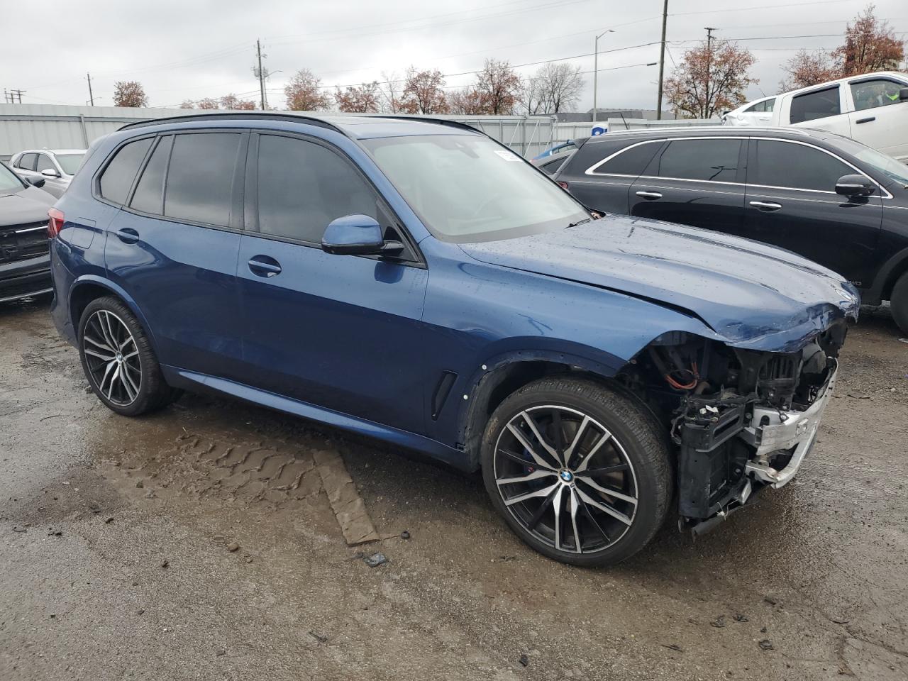 2020 BMW X5 VIN 5UXJU4C07LLE46002 Copart auction photo, front end damage thumbnail 4